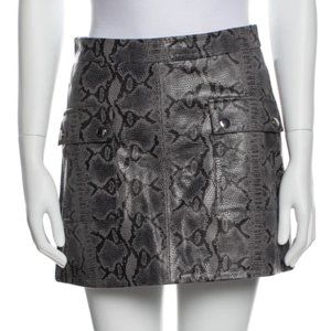 RAMY BROOK Genuine Leather Jana Skirt Mini Skirt, size 2